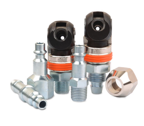 Racor neumático - 460.06-B1 series - RTC Couplings GmbH - rápido / de nitrilo / de acero