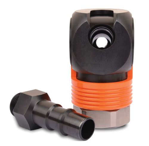 Racor neumático - 461.19 series - RTC Couplings GmbH - rápido / de nitrilo / de acero