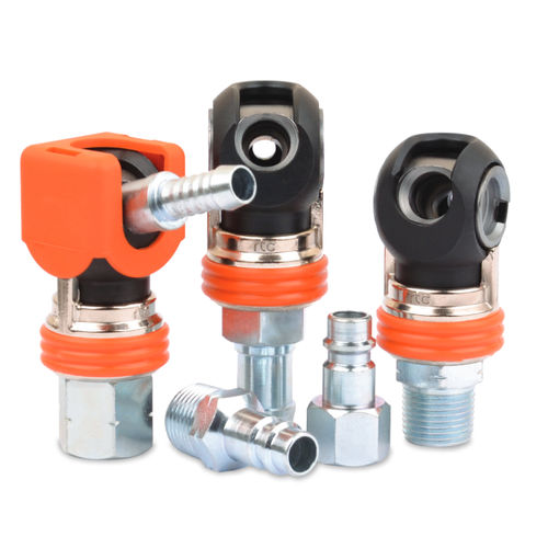 Racor neumático - 463-C series - RTC Couplings GmbH - rápido / de nitrilo / de acero