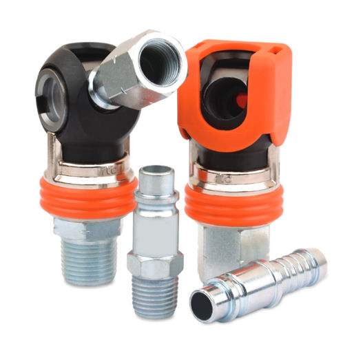 Racor neumático - 468 series - RTC Couplings GmbH - rápido / de nitrilo / de acero