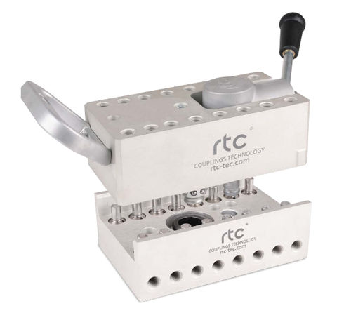 Racor hidráulico - M 115 series - RTC Couplings GmbH - rápido / de aluminio / compacto