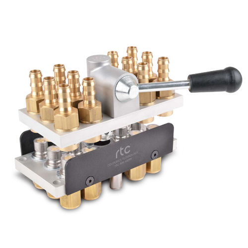 Multiracor rápido - M 152 series - RTC Couplings GmbH - neumático / para la prodúctica