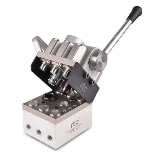 Racor hidráulico - M 104.08 / M 104.10 - RTC Couplings GmbH - rápido / de aluminio / compacto