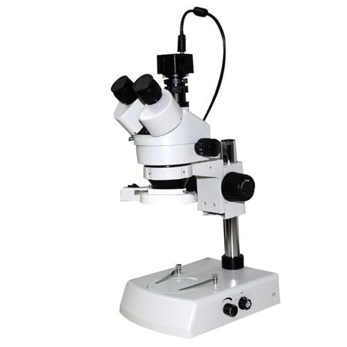Estereomicroscopio trinocular - JSZ7 - Jinan Hensgrand Instrument Co.,Ltd - acromático / con gran distancia de trabajo