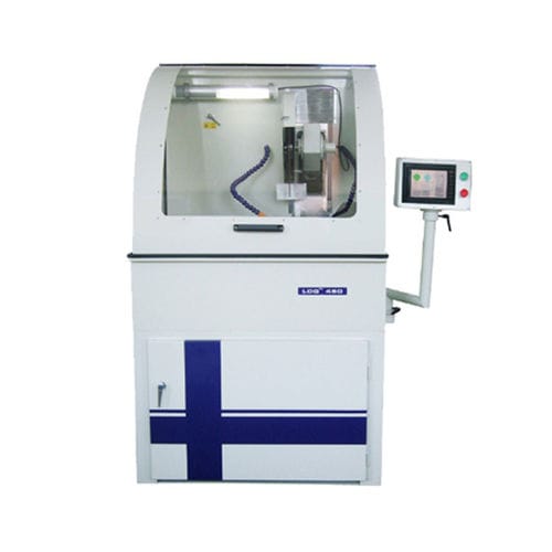 Máquina de corte de cuchilla - LDQ-450 - Jinan Hensgrand Instrument Co.,Ltd - para metal / para material plástico / para cuero