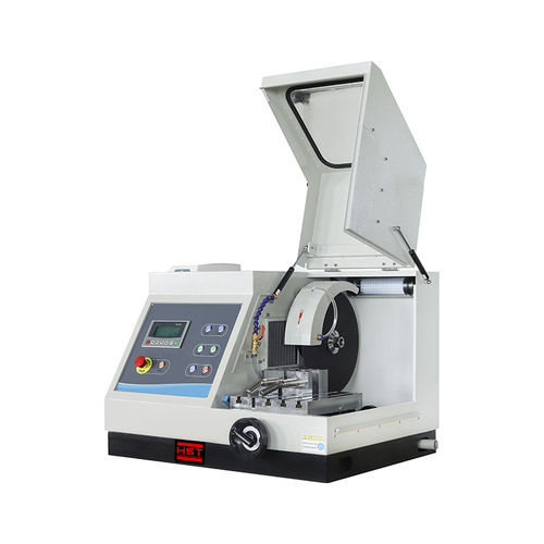 Máquina de corte de cuchilla - Q-80Z - Jinan Hensgrand Instrument Co.,Ltd - para metal / para PMMA / para compuestos