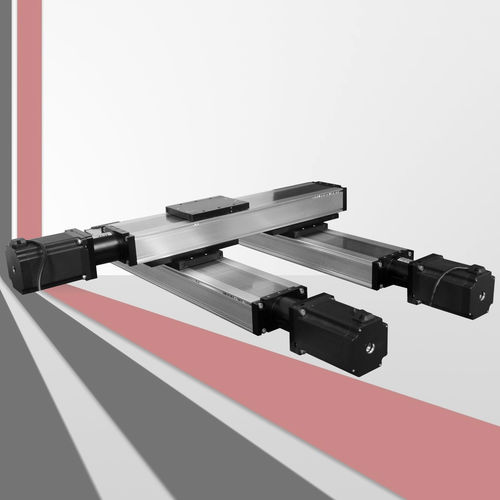 Eje lineal de perfiles - FSL120E40010C7 - FUYU Technology - de husillo de bolas / de doble tubo / con motor lineal
