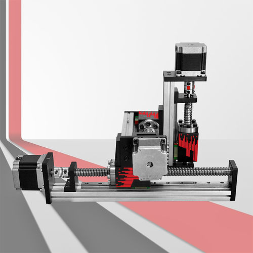 Eje lineal de perfiles - FSK40 - FUYU Technology - de husillo de bolas / de doble tubo / con motor lineal