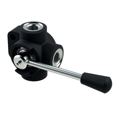 Válvula desviadora con accionamiento manual - DDF3-SAE series - Oleoweb Srl