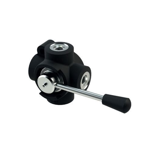 Válvula desviadora con accionamiento manual - IDF4 series - Oleoweb Srl