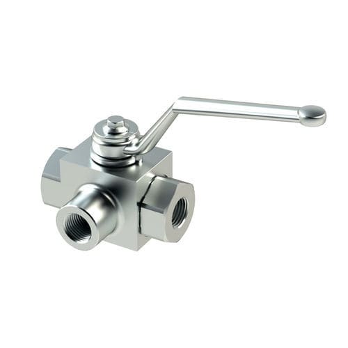 Válvula de bola - RAS3-BSPP series - Oleoweb Srl - de palanca / para aceite / de acero