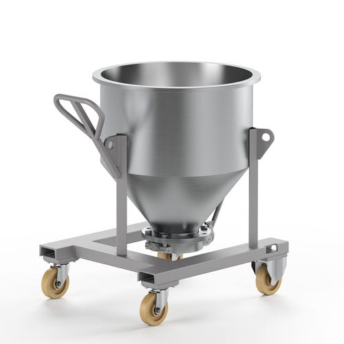Cuba de acero inoxidable - ZC - MIXACO Maschinenbau - móvil / de mezcla