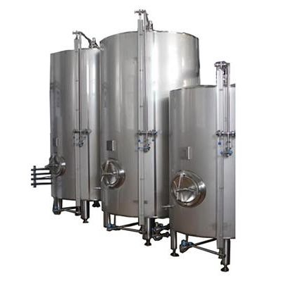 Cuba de fermentación - Shenzhen J&D Drinking Water equipment Co Ltd - para aceite / de cerveza / cilíndrica