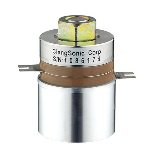 Transductor de ultrasonidos piezoeléctrico - CN8038-40HB P8 - Yuhuan Clangsonic Ultrasonic Co.,Ltd - de contacto directo / de alta frecuencia / para cuba de limpieza