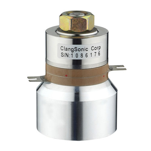 Transductor de ultrasonidos piezoeléctrico - CN6838-50HB - Yuhuan Clangsonic Ultrasonic Co.,Ltd - de contacto directo / de alta frecuencia / para cuba de limpieza