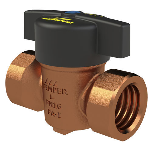 Válvula de bola - 385 00 series - Kemper Olpe GmbH - manual / con sistema shut-off / hembra