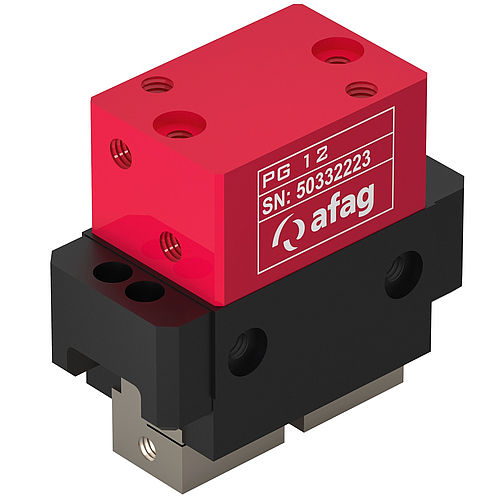 Pinza de prensión neumática - PG series - Afag - paralela / de 2 mandíbulas / compacta