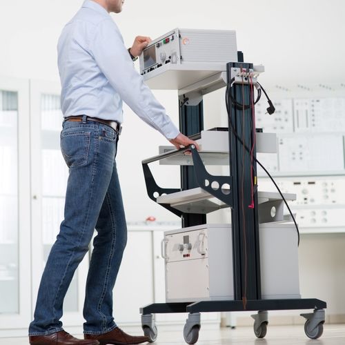 Carretilla de servicio - hera Laborsysteme GmbH - de almacenamiento / de laboratorio / con estantes