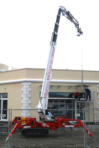 Minigrúa con orugas - TSJ 35 - Palazzani industrie S.p.A. - telescópica / para obra