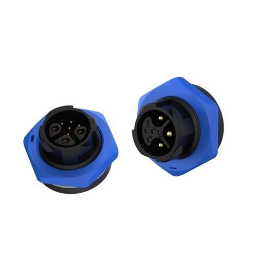 Conector híbrido - Shenzhen Jnicon Technology Co., Ltd. - de cable a cable / push-to-lock / M19
