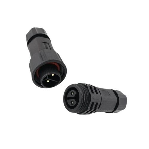 Conector de alimentación eléctrica - Shenzhen Jnicon Technology Co., Ltd. - de cable a cable / circular / push-to-lock