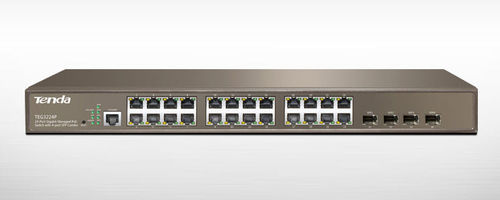 Conmutador Ethernet administrable - TEG3224P - Shenzhen Tenda Technology Co.,Ltd. - 24 puertos / con enlace inalámbrico / SFP+