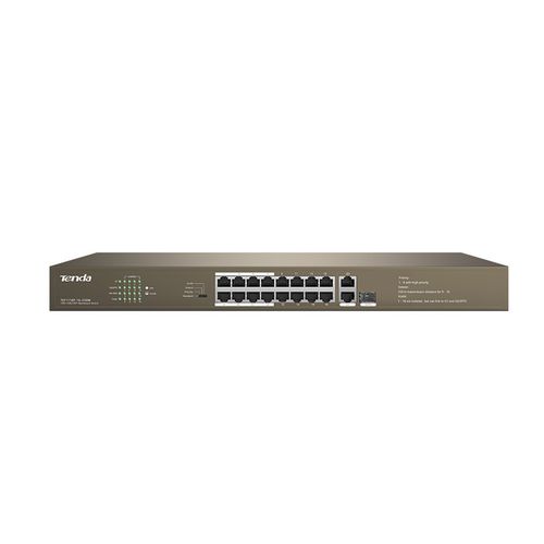 Conmutador Ethernet no administrable - TEF1118P - Shenzhen Tenda Technology Co.,Ltd. - 16 puertos / gigabit / con enlace inalámbrico