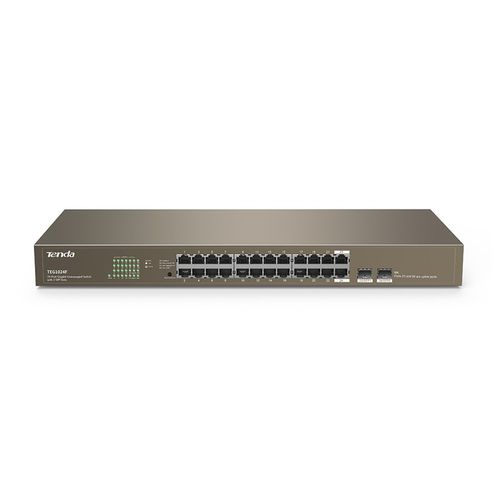 Conmutador Ethernet no administrable - TEG1024F     - Shenzhen Tenda Technology Co.,Ltd. - 24 puertos / gigabit / estándar