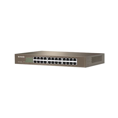 Conmutador Ethernet administrable - TEF1024D     - Shenzhen Tenda Technology Co.,Ltd. - 24 puertos / estándar / en carcasa