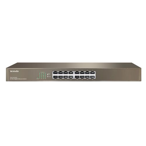 Conmutador Ethernet no administrable - TEG1016G     - Shenzhen Tenda Technology Co.,Ltd. - 16 puertos / Gigabit Ethernet / en rack