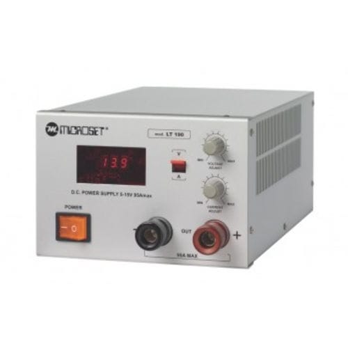 Alimentación eléctrica de mesa - LT 190 - Microset - AC/DC / estabilizada / ajustable