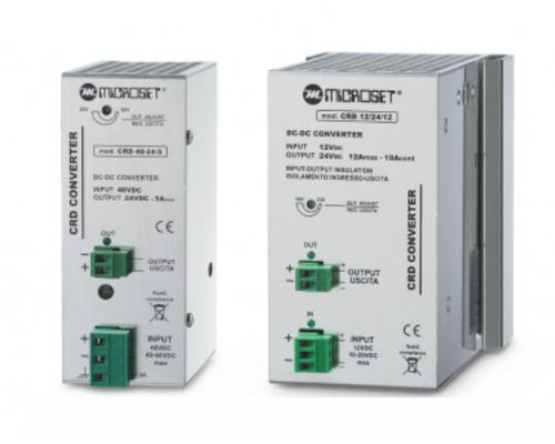 Convertidor DC/DC reductor - CRD 12.19.12 - Microset - de aumento de tensión / con aislamiento galvánico / en riel DIN