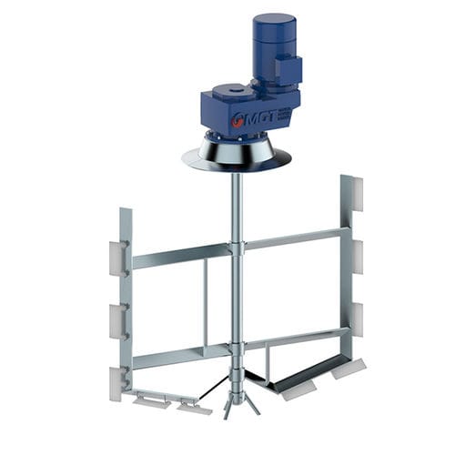 Agitador de palas - MGT industries ltd - de portón / vertical / batch