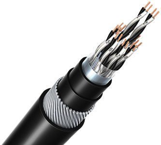 Cable de control industrial - EN 50288-7 - LEONI - de acero inoxidable / de aluminio / con funda