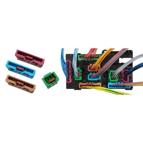 Conector de datos - LEONI - de alimentación eléctrica / rectangular / enchufe