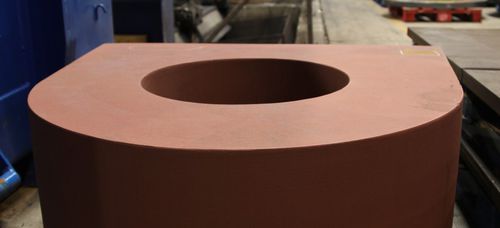 Aplicación de pintura sobre acero - ANCOFERWALDRAM STEELPLATES B.V. - para la industria marítima