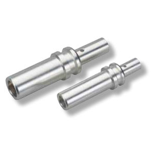 Conector de alimentación eléctrica - 2385 series - Druseidt - recto / enchufe / de engaste