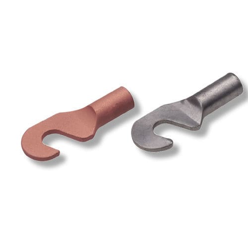 Terminal sin soldadura con gancho - 102 series - Druseidt - tubular / sin aislamiento eléctrico / de cobre