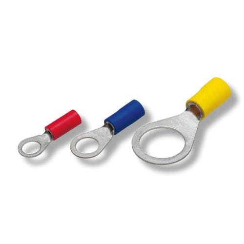 Terminal sin soldadura con ollao - 010 series - Druseidt - tubular / aislamiento PVC / de cobre