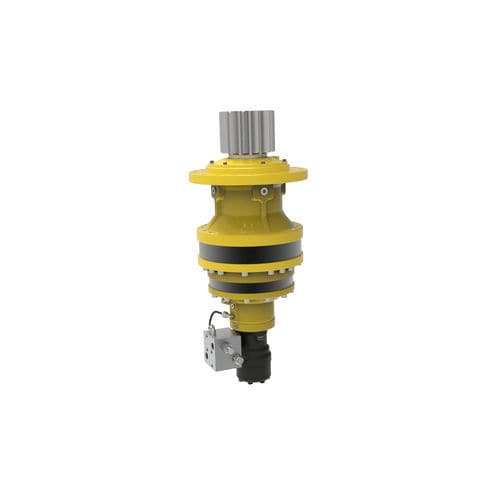Reductor para rotación - RE series - DINAMIC OIL - cilíndrico / coaxial / eje piñón