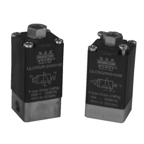 Electroválvula de acción directa - UL series - Waircom - de 3/2 vías / NC / NA