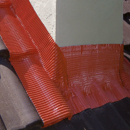 Protección mural de aluminio - DELTA®-TOP FLEXX - DORKEN MKS - de butilo / marrón / roja