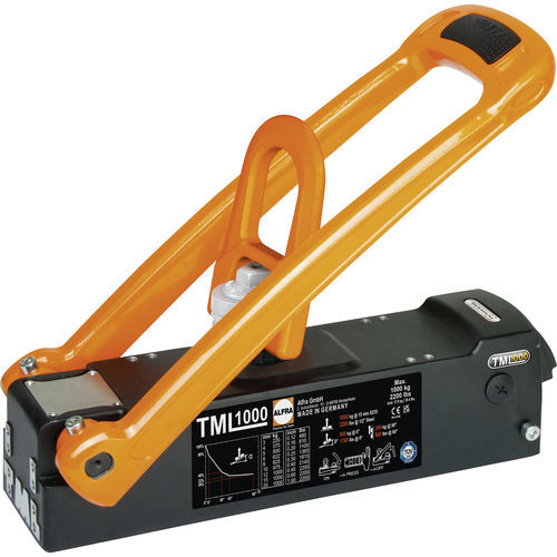 Imán de elevación permanente de conmutación manual - TML 500 - ALFRA GmbH - para chapas / de manipulación / rectangular