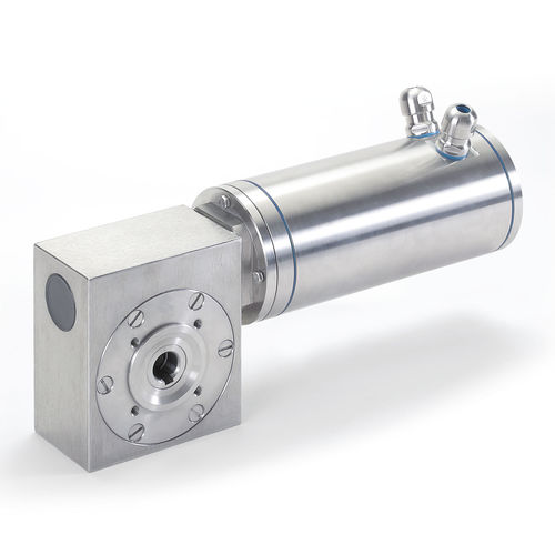 Servomotorreductor de acero inoxidable - XCFSS series - Mini Motor SPA - trifásico / brushless / de tornillo sin fin
