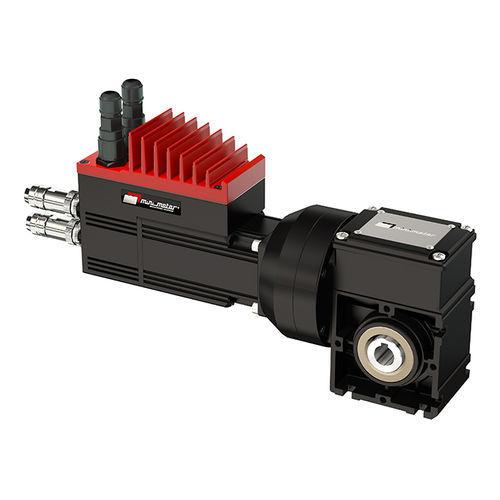Servomotorreductor DC brushless - PCDBS series - Mini Motor SPA - de tornillo sin fin / angular / con eje hueco