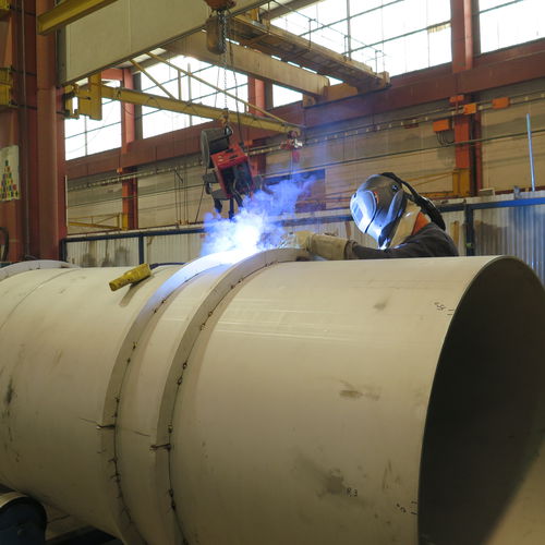 Soldadura por arco - MANOIR INDUSTRIES - acero / de acero inoxidable / para el sector de la construcción