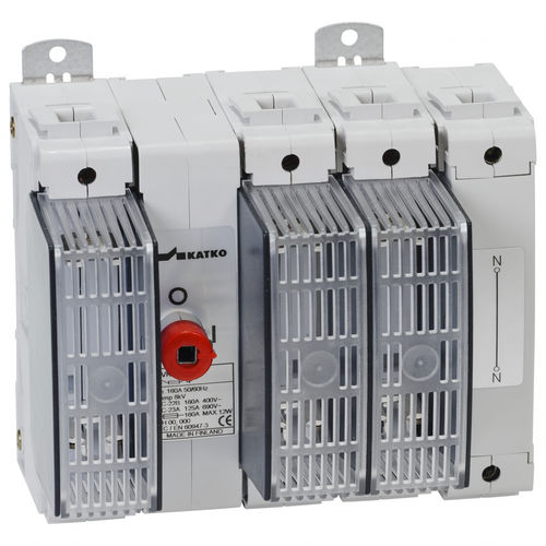 Interruptor seccionador rotativo - KVKE 380NT L220AD12TLK12 SS - KATKO - de baja tensión / con fusible / modular