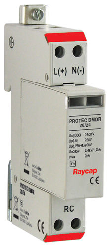Protector de sobretensión de tipo 3 - ProTec DMDR 20 series - Raycap - clase III / de instalación eléctrica / de red eléctrica