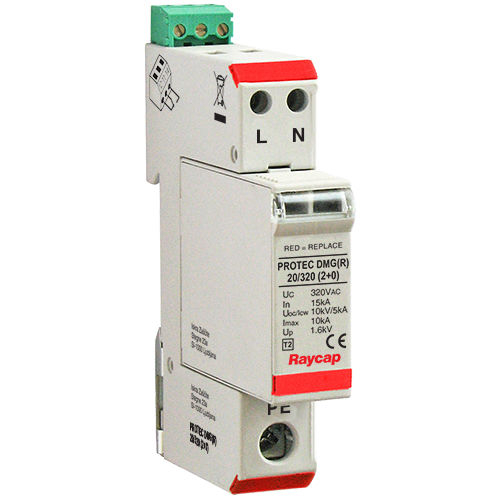 Protector de sobretensión de tipo 3 - ProTec DMG(R) 20 - Raycap - clase III / de instalación eléctrica / de red eléctrica