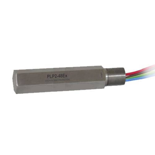 Protector de sobretensión con descarga de gas - RayDat PLP Ex - Raycap - antideflagrante / en línea / atornillable